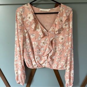 Astr the Label Floral Blouse